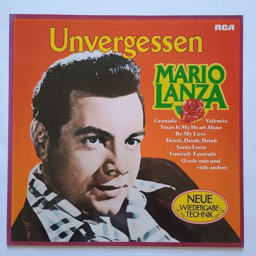 Mario lanza unvergessen vinyl - unvergessen,
