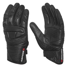 Guanti moto pelle super - in,