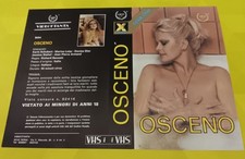 Osceno - Karin Schubert - Marina Lotar - Cult XXX - SOLO COVER NO VHS