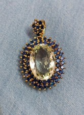 Gemma ametista verde naturale