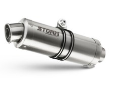 Scarico Storm by Mivv Oval acciaio inox per Kawasaki Zx-6 R 1998 > 2001