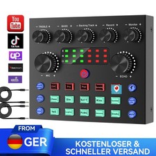 Mixer Audio Console Amplificatore USB DJ Live Mixer Studio Bluetooth 5.0 DHL