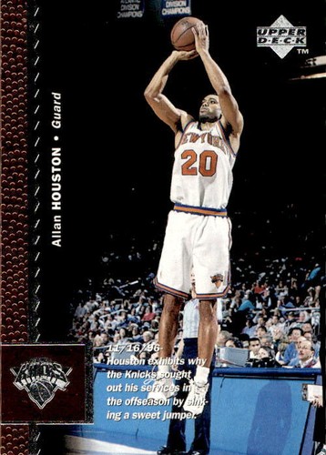 Card nba allan houston upper - houston,