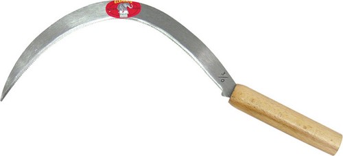 Falce falcetto con - con, denti