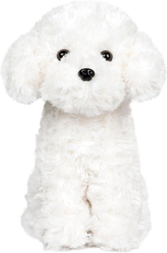 White toy poodle - toy, stuffed