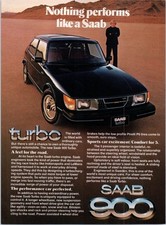 Pubblicità Saab 900 Turbo 2