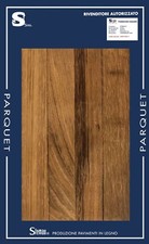 IROKO PARQUET MASSELLO LAMPARQUET 10x45x250 mm Confezione da 1,80 m²