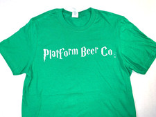T-shirt verde Platform Beer Company nuova! PICCOLO