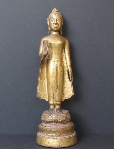 Antico budda legno - antico,