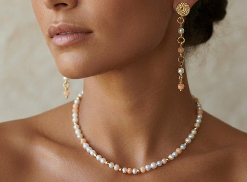 Collana donna orecchini con - donna,
