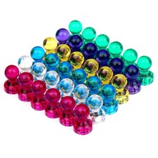 H&S Magneti al Neodimio da Frigorifero - 36 Pezzi - Set Calamite Potenti - Ganci