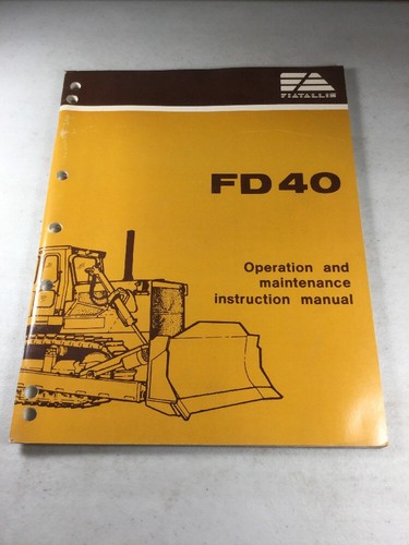 Fiat allis fd40 crawler - fiat,
