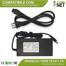 Trasformatore compatibile con DELL ALIENWARE M17x M14X M15X 150W 19.5V 7.7A