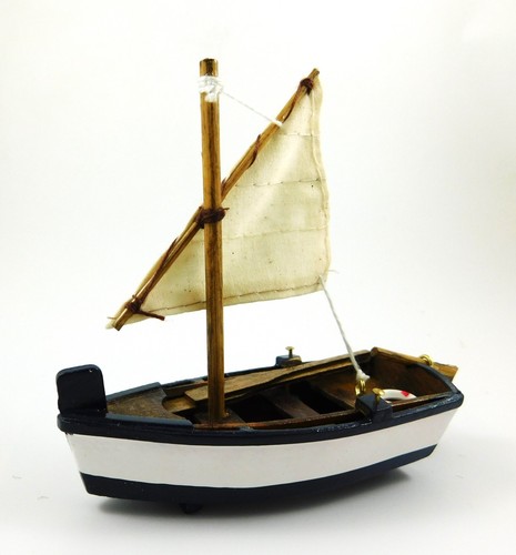 Miniature skiff model sailing - miniature,