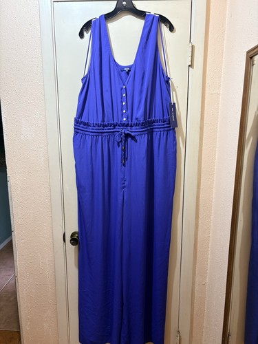 Tuta blu elettrico taglia - , 16