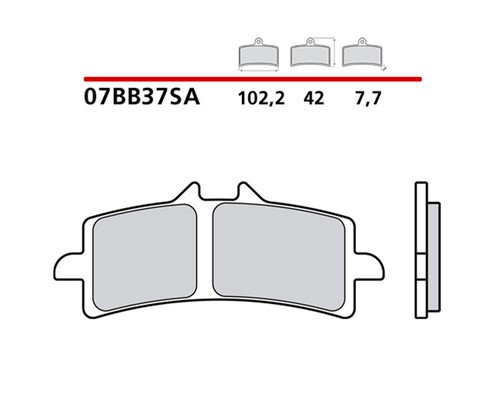 Coppia pastiglie brembo - coppia, per