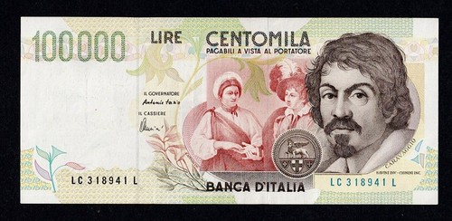 Italy banca italia - banca, 100000