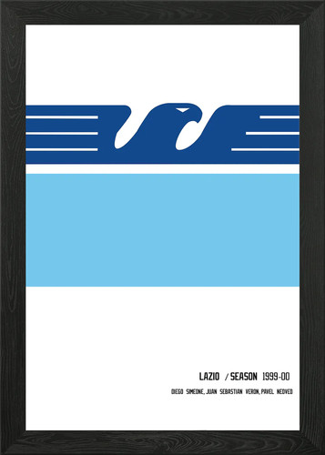 Lazio football 1990 framed - lazio, 1990/00
