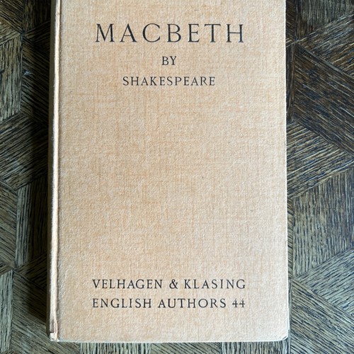 Macbeth shakespeare 1938 - macbeth, shakespeare,