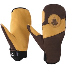 Guanti in pelle da snowboard da uomo Level Pro Rider Mitt M/L