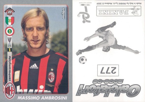 Calciatori panini 2008 - calciatori, 2008-09