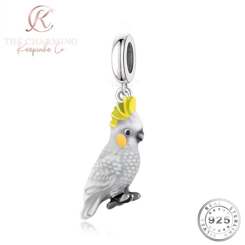 Ciondolo uccellino cacatua