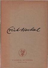 Erich heckel, hemmenhofen (bodensee) : aquarelle, holzschnitte, radierungen, lit