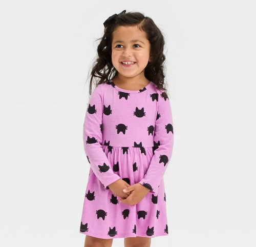 Vestito gatto viola cat - gatto, &