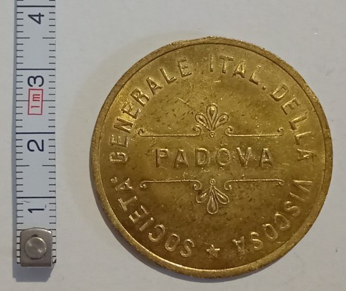Padova gettone societa - padova,