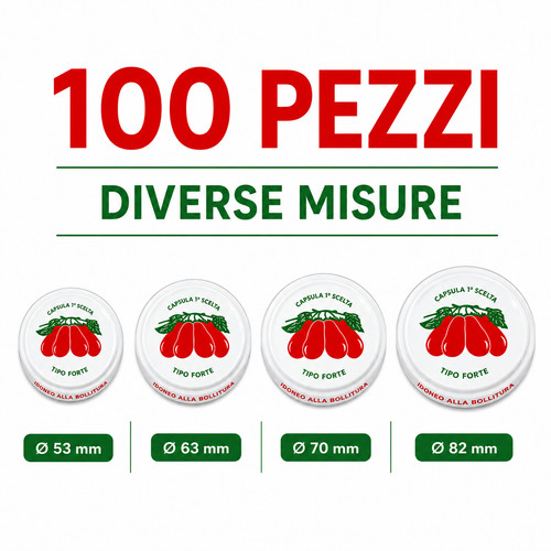 100 capsule diametro - 100,