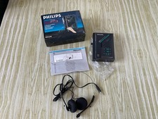 WALKMAN  Philips D6535 AM-FM stereo cassette player boxed 80s*20