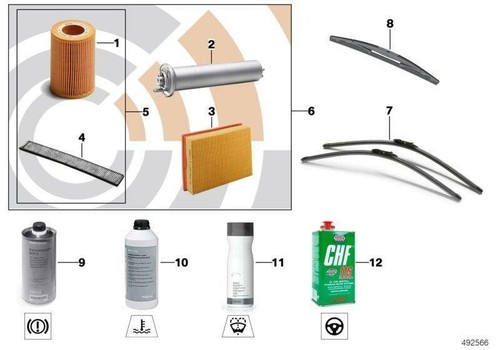 88002349206 kit tagliando - tagliando, bmw