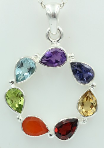 Chakra carati pendente 925 - chakra,
