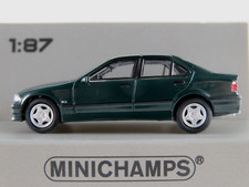 Minichamps 870 020304 BMW M3 berlina (1994-1999) in verde 1:87/H0 NUOVO/CONFEZIONE ORIGINALE