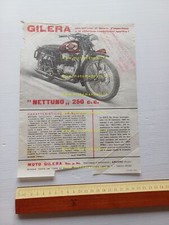 Gilera Nettuno 250 anni 40 depliant italiano originale