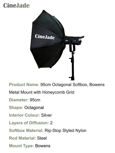 Softbox ottagonale cinejade - softbox,