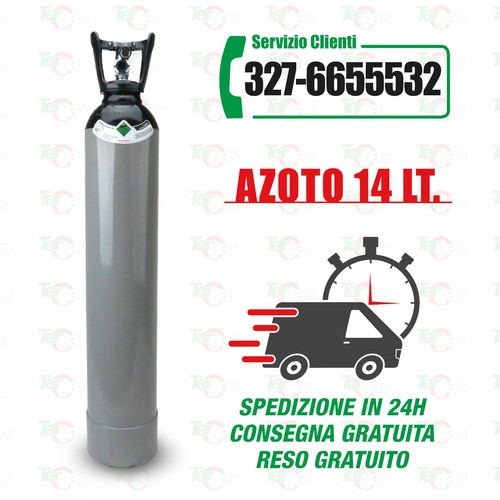 Bombola azoto litri nuova - bombola,