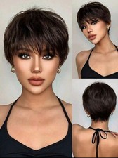 Parrucca Castano Corta,Parrucca Castano Chiaro Corta,Parrucca Corta 