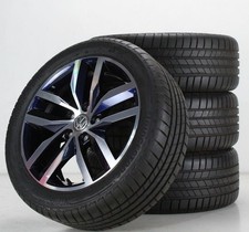 VW Golf 7 & R-Line Sportsvan Ruote Estive 17 Cerchi Inch Madrid Blu 5G0601025DG