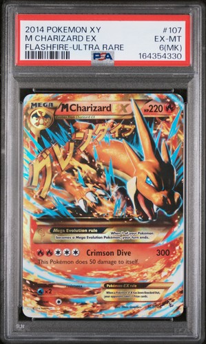 Charizard 107 106 psa 6 - ex,
