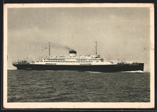 Cartolina nave passeggeri MS