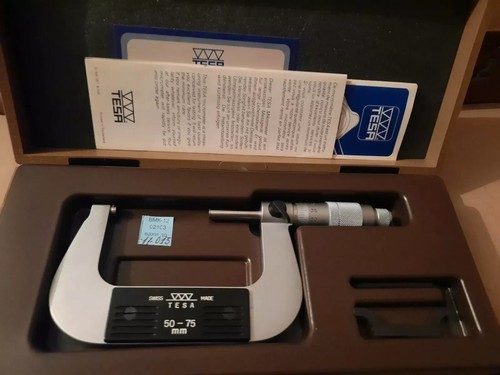 New tesa micrometer 75mm - new,