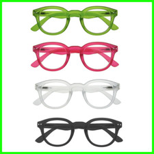 Occhiali da vista da lettura colori brillanti diottrie 1 2 3 1.5 2.5 3.5 stile