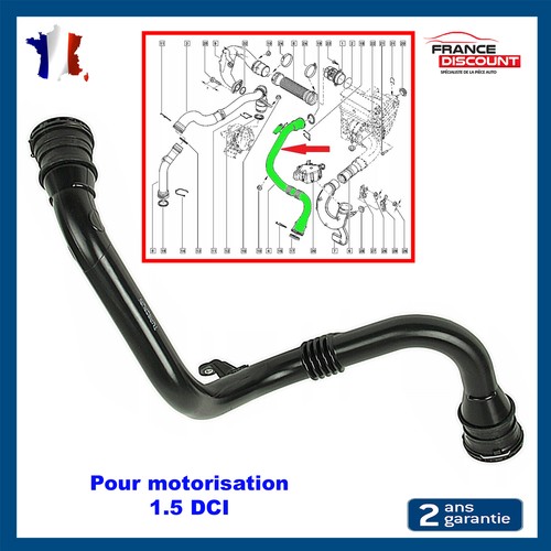 Tuyau intercooler turbo prévu - tuyau,