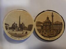 scatola medaglie ricordo vuota città Roma con foto all'interno