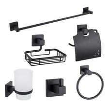 SET 6 Accessori Bagno QUADRATO