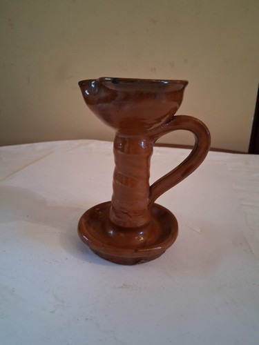 Antica lampada olio porta - a,