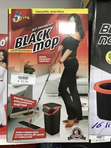 Kit lavapavimenti black - kit, mop