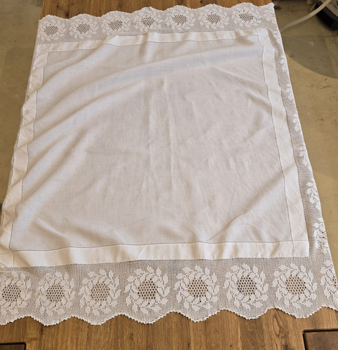 Tovaglia lino vintage - , filetto
