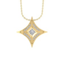 Collana aquilone in oro giallo